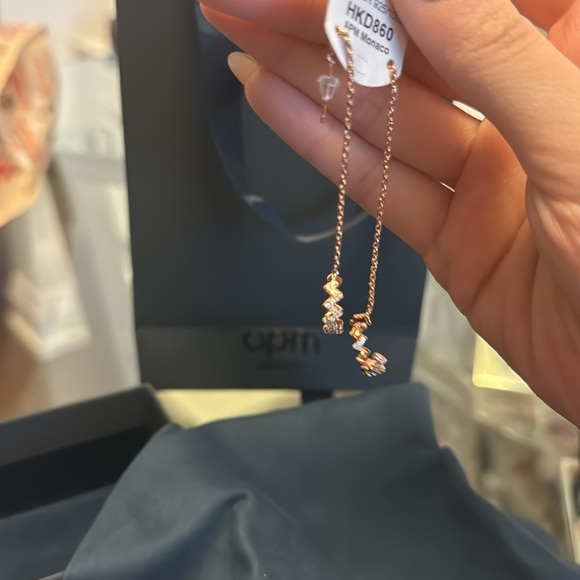 Authentic APM Rose Gold Ear String Set - Picture 6 of 10